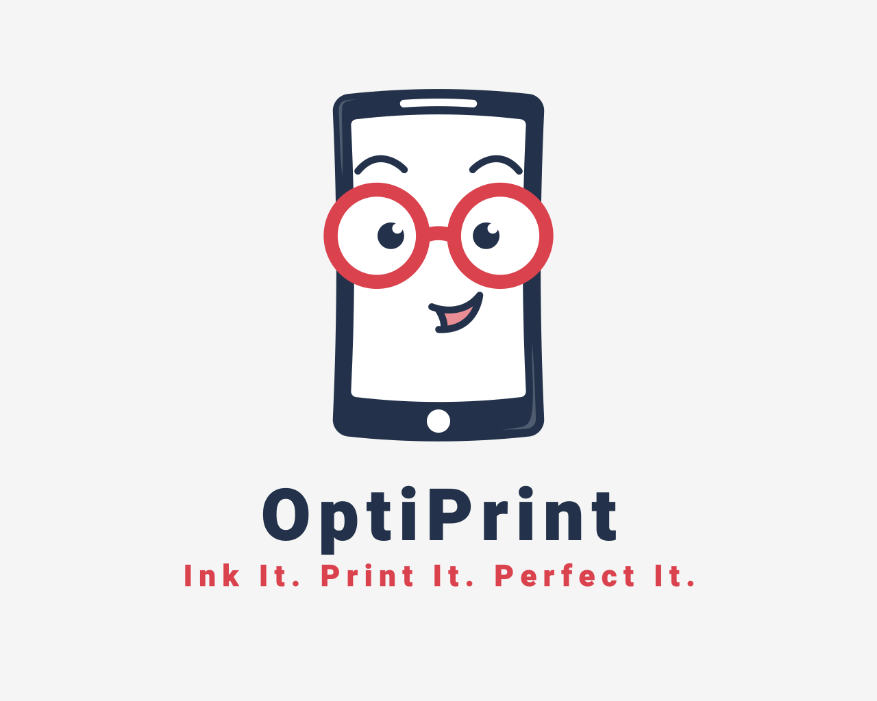 OptiPrint Mascot - High-Quality Printing & Graphic Design Services